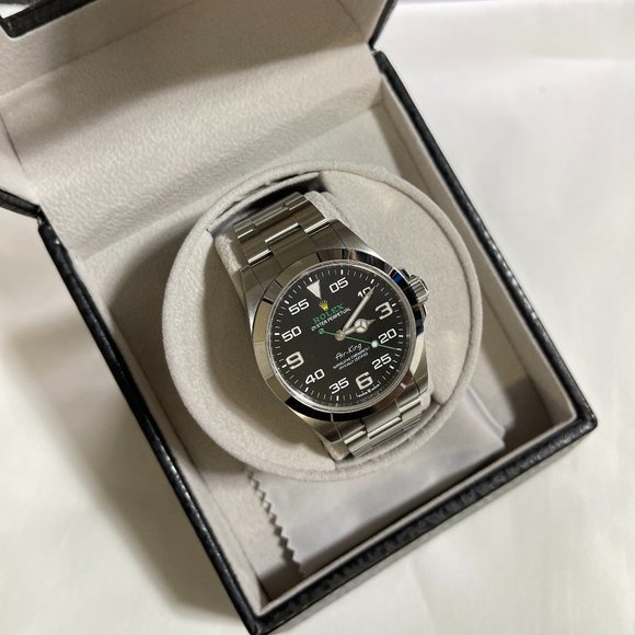 LUXE Watch Club Rotation Single Watch Winder Leather Box [Watch Winder Only] - Picture 4 of 4